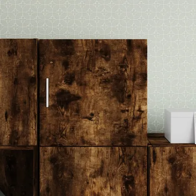 Produktbild von vidaXL Wandschrank Räuchereiche 40x42,5x40 cm Holzwerkstoff