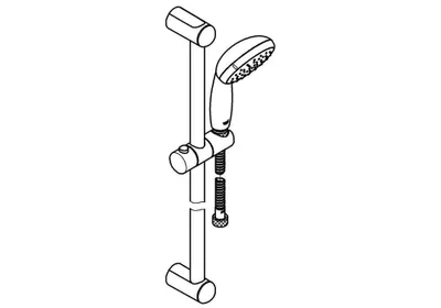 Obrázok produktu pre Sprchový set GROHE Tempesta chróm lesk 27853001