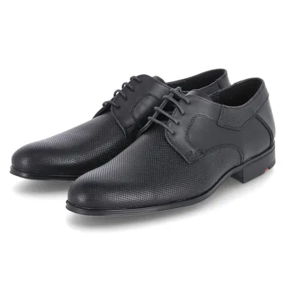 Zdjęcie produktu dla LLOYD LEVIN buty męskie - eleganckie niskie buty - sznurowane buty czarne NOWOŚĆ