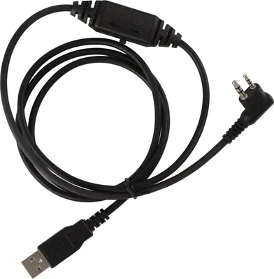 Imagen del producto de Cable de programación para walkie-talkies, cable de programación USB, cable de programación, cable de programación con interfaz USB, cable de conexión para programación USB, cable de programación USB
