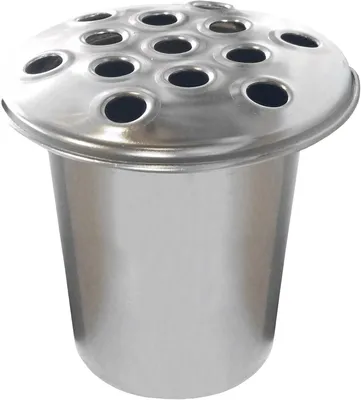 Image de Vase en aluminium pour fleurs (12 cm, lot de 2)