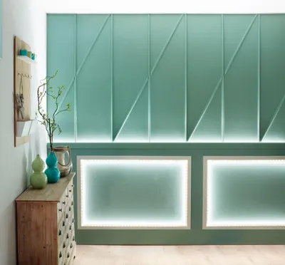 Produktbild von Decosa Wandleiste Melanie 200 cm weiß