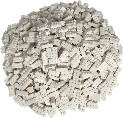 Produktbild von LEGO® 2x4 Steine Bausteine Weiß - 3001 NEU! Menge 100x