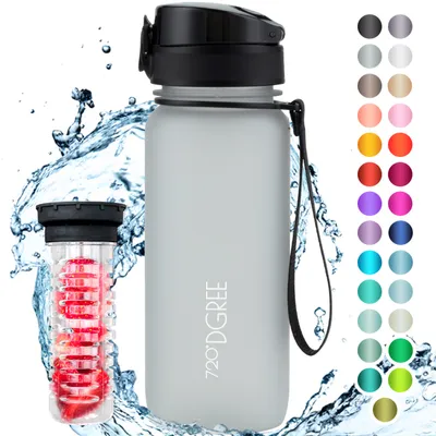 Immagine prodotto di Borraccia 720°DGREE uberBottle da 650 ml, 720 - Colore: grigio chiaro