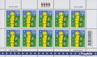 Produktbild von Briefmarken Estland 2000 Mi 371Klb Kleinbogen (kompl.Ausg.) postfrisch Europa