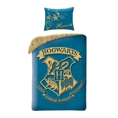 Obrázok produktu pre HALANTEX Ľanové plátno Harry Potter modré Bavlna, 140/200, 70/90 cm