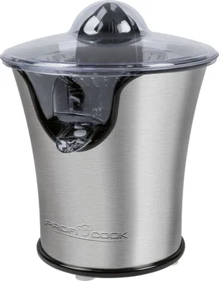 Produktbild von Profi Cook Saftpresse PC-ZP 1018 elektrische Zitruspresse im Edelstahl-Gehäuse, Edelstahl-Sieb, Tropfstopp, automatische Start/Stop-Funktion, Longlife-Profi-Motor,