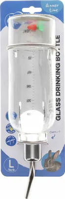 Produktbild von Duvo+ Trinkflasche aus Glas für Kleintiere, Größe: L