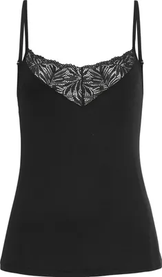 Produktbild von LASCANA Spitzentop schwarz Größe 36/38