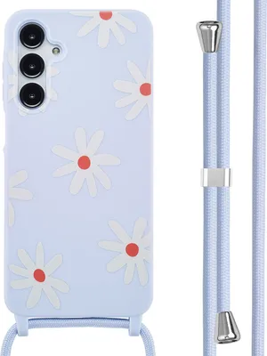 Produktbild von imoshion SilikonHülle design mit Band Samsung Galaxy A16 - Lila Flower Distance