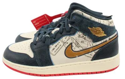 Produktbild von Nike Air Jordan 1 Mid Sneaker, Modell "Kumpel", Größe 38-5