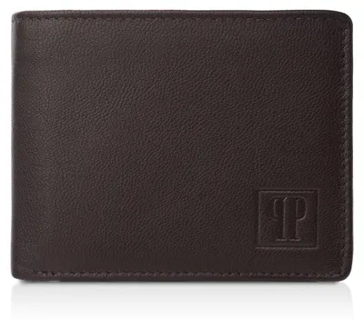 Produktbild von Herren-RFID-Brieftasche aus braunem Leder Paolo Peruzzi T-66-BR