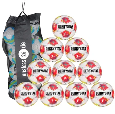 Produktbild von Ballset DERBYSTAR Jugendball - Bundesliga Club S-Light v25 inkl. Ballsack 10 Bälle 3