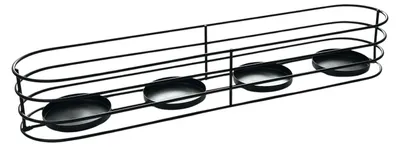 Produktbild von Kerzenhalter für 4 Kerzen. 50cm Kerzenständer Adventskranz Weihnachten