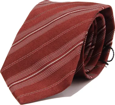 Immagine prodotto di 8685J cravatta uomo MESSORI brick red silk tie man