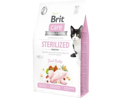 Obrázok produktu pre Granule pre mačky Brit Care Cat Grain-Free Sterilized Sensitive 2 kg