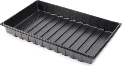Produktbild von Garronda Anzucht Schale Pflanzschale Gewächshaus Anzuchtplatte Anzuchtschale Keimschale GD-0065 (53x32 cm; Schwarz; 1 Stück)