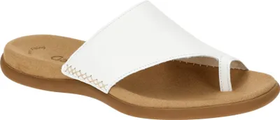 Produktbild von Gabor 03.700 Damen Pantoletten - Zehentrenner Pantolette weiß Freizeit NEU