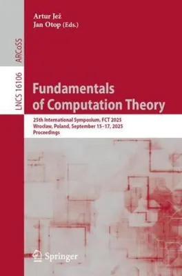 Obrázok produktu pre Fundamentals of Computation Theory