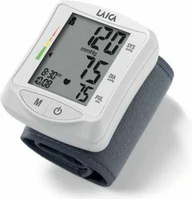 Obrázek produktu pro Laica BM1006, Zápěstí, Šedá, Bílá, 12h, 62 mm, 33 mm, 77 mm
