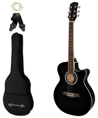 Produktbild von 3/4 Akustikgitarre für Anfänger in Schwarz