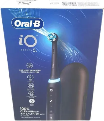 Image de Oral-B iO 5 Brosse à dents rotative pour adultes Noir