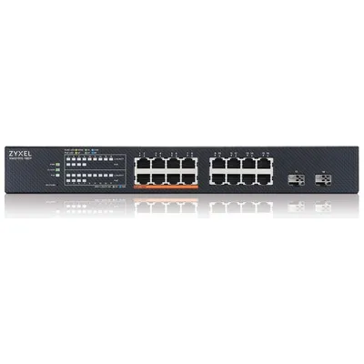 Image de Zyxel XMG1915-18EP 16-Port 2.5GbE, 2 SFP+, 8 x PoE++ 802.3bt