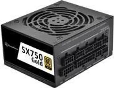 Produktbild von Silverstone SX750 Gold, 750 W, 90 - 264 V, 47 - 63 Hz, Aktiv, 120 W, 750 W