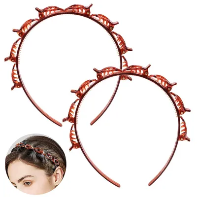 Produktbild von Haarnadeln, 2er-Pack Haarband mit Clips, Haarnadeln, Friseurbedarf, Haarband, Haarhalter, Haaraccessoires, Haarband mit Drehclip