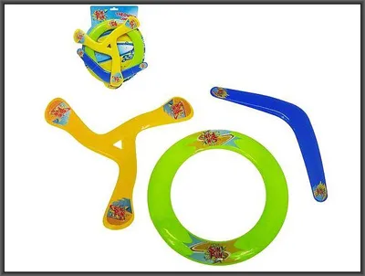 Zdjęcie produktu dla dysk latający ringo bumerang 25-30cm 3-sztuki w zestawie 720554