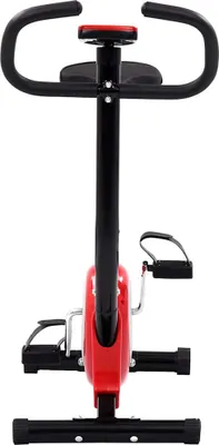 Obrázok produktu pre vidaXL Cvičebný bicykel s remeňovým pohonom Červená
