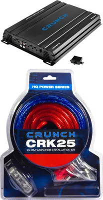 Produktbild von Endstufe Crunch GPX1500.4 inkl. Crunch Kabelpaket CRK25 -