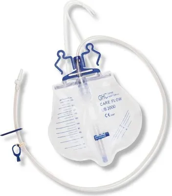 Produktbild von CARE FLOW UB 2000 Bettbeutel 2.000ml REF 04/02/2000/90/GHC - Länge 90cm