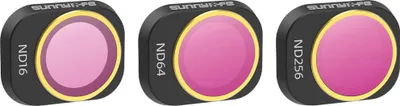 Produktbild von 50CAL-Kameraobjektiv-Filter-Set ND16/64/256 für DJI Mini 4 Pro