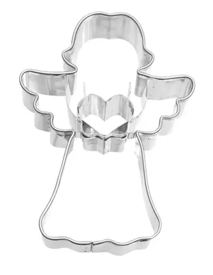 Image de Emporte-pièce Ange Cœur 2,5 X 6,5 X H. 6,5 Cm - Birkmann