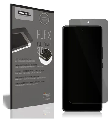 A product packaging and a smartphone with a screen protector applied.