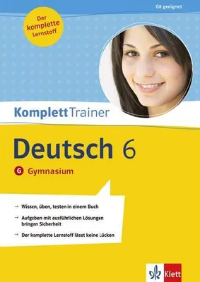 Produktbild von KomplettTrainer Deutsch 6. Klasse. Gymnasium