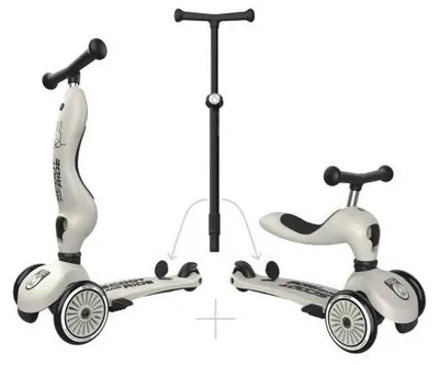 Productafbeelding van Scoot and Ride Highwaykick 1 - step - Miffy - Nijntje -wit - met duwstand