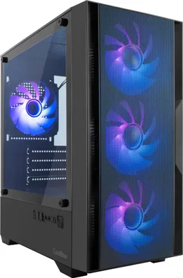Produktbild von Coolbox Gm220 Vision Lite Pc-tower-gehäuse Schwarz Schwarz One Size