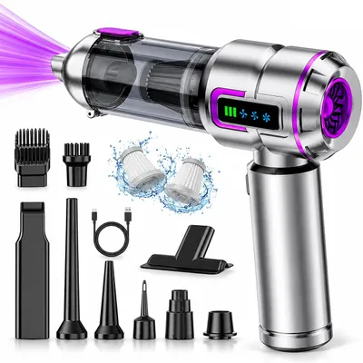 Produktbild von Handstaubsauger, 25000Pa Akku staubsauger Kabellos, Autostaubsauger, 4-in-1 Handsauger mit HEPA Filter & 3 Stufen, für Auto & Haushalt