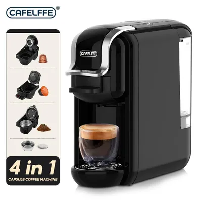 Immagine prodotto di Macchina da caffè espresso completamente automatica – Macchina per tazze di caffè con una pressione di 19 bar e funzione di preparazione sia a caldo che a freddo