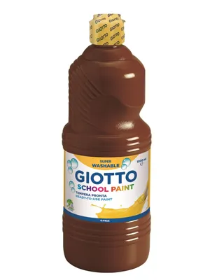 Immagine prodotto di Giotto guazzo lavabile per la scuola marrone flacone 1000 ml