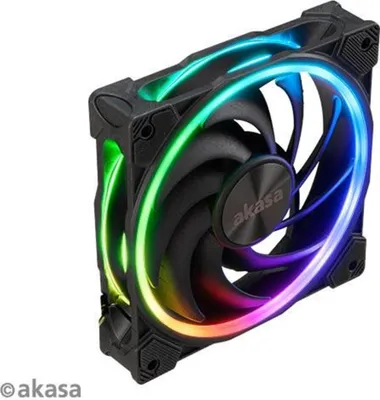 Produktbild von Akasa SOHO AR14, Ventilator, 14 cm, 600 RPM, 1800 RPM, Schwarz