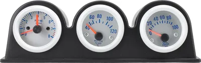 Produktbild von 3-in-1-Auto-Messgerät, Wassertemperatur, Drehzahlmesser, Öldruck, Instrumententafel für 4, 6, 8 Zylinder, Benzinfahrzeuge, 12 V