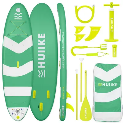 Produktbild von Stand Up Paddling Board Aufblasbar 10’ mit Zubehör, bis 130 kg