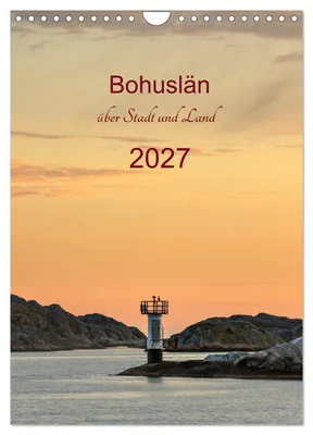 Produktbild von Bohuslän - über Stadt und Land (Wandkalender 2027 DIN A4 hoch), CALVENDO Monatskalender