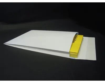Produktbild von Faltentaschen 250x352x25mm B4 140g/qm haftklebend VE=125 Stück weiß
