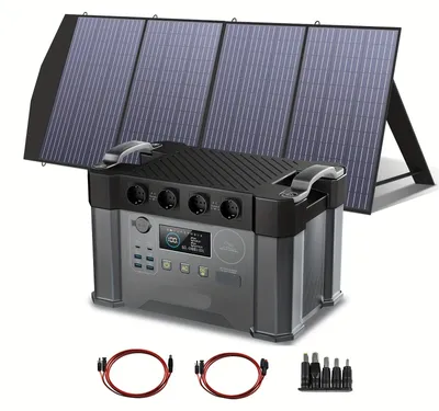 Obrázok produktu pre Prenosná elektráreň – Batériový zdroj – Napájanie – Solárna energia – Výkon 2400 W