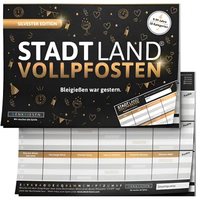 Image de DENKRIESEN - STADT LAND VOLLPFOSTEN® - SILVESTER EDITION - "La fonte des plombs, c'était hier"