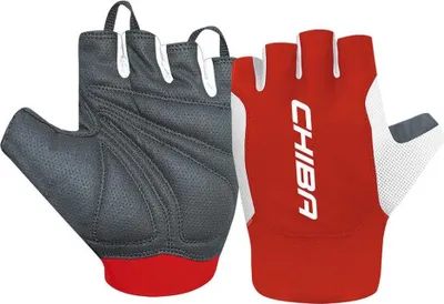 Produktbild von Chiba Handschuhe Mistral kurz Gr. M / 8, schwarz/rot